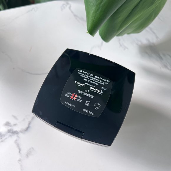 CHANEL Les 4 Rouges Yeux Et Joues 957 Tendresse Eyeshadow And Blush Palette NEW - Picture 4 of 4